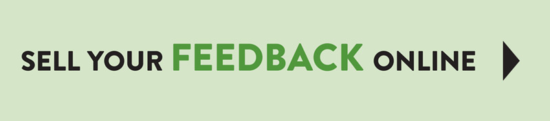 Sell your feedback online